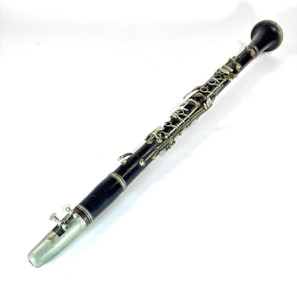 Vintage Amati Kraslice Wood Clarinet Czechoslovakia Nickel Keys Untested - Picture 2 of 14
